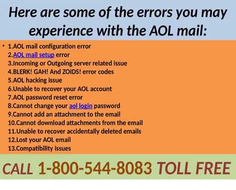 Unable to access aol sign in|Call 1-800-544-8083|aol email logi