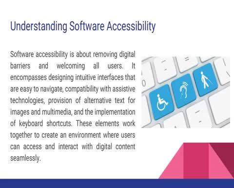 Software Accessibility: Bridging the Digital Divide