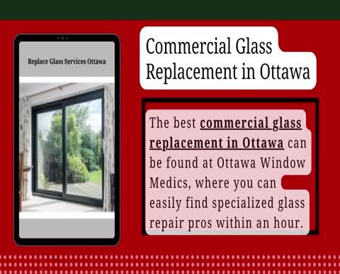 Commercial Glass Company in Ottawa | Ottawa Window Medics