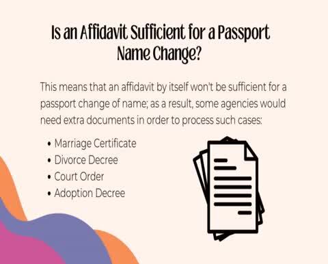 Why Name Change Affidavit is Important for Name Change in Passp