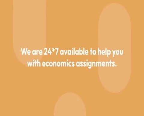 Economics Assignment Help by Experts