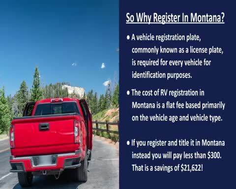 Montana Vehicle Registration-