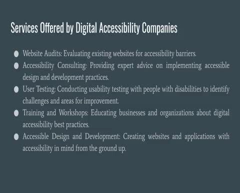 Digital Accessibility Companies: Navigating the Landscape