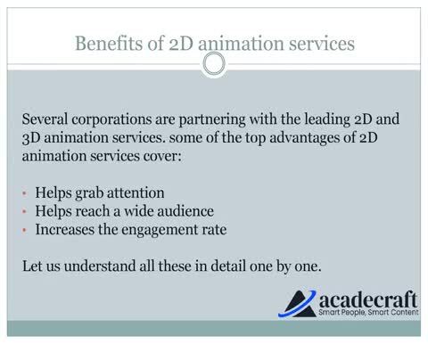 2d animation services